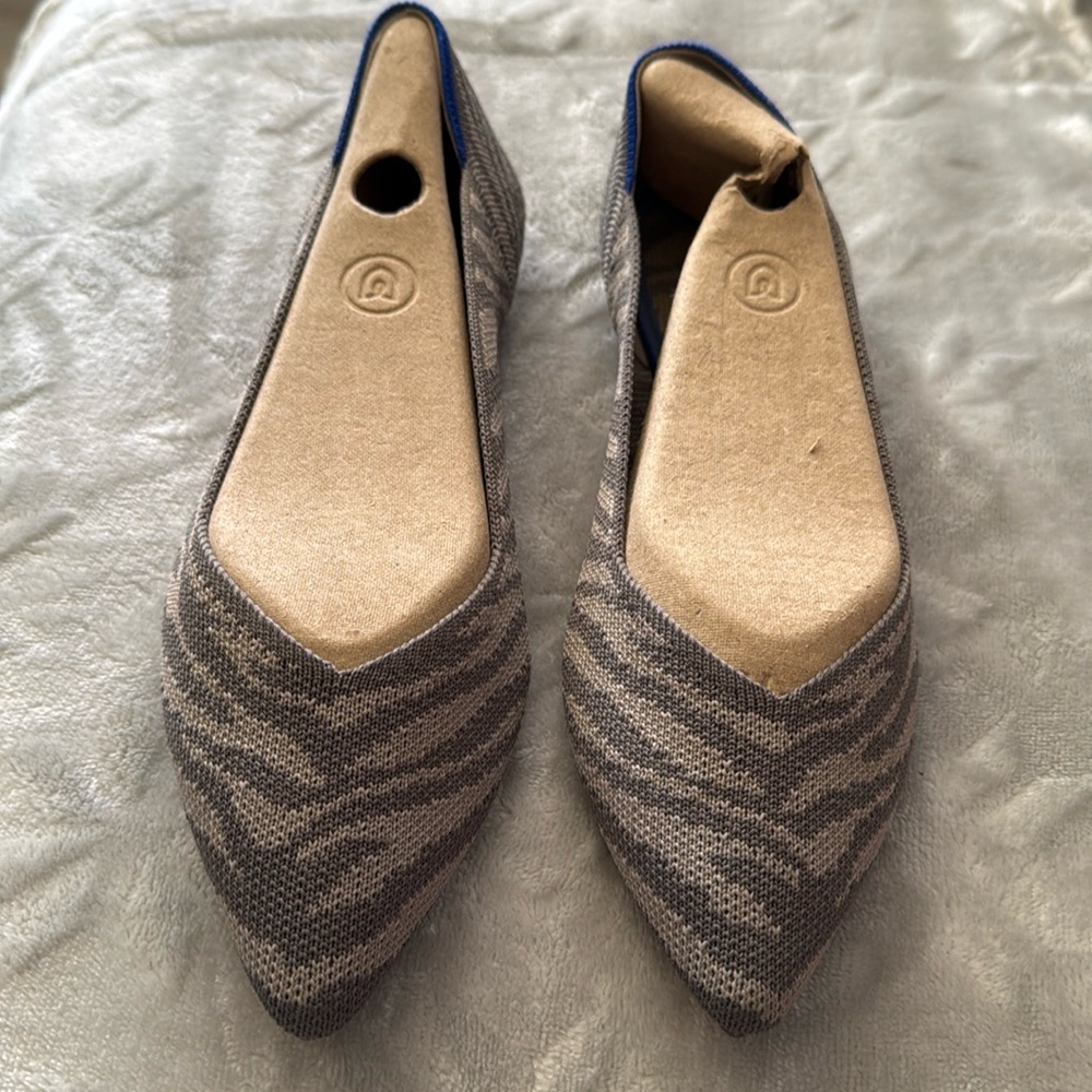Roth’s Pointed Toe Zebra Print Size7 - image 1